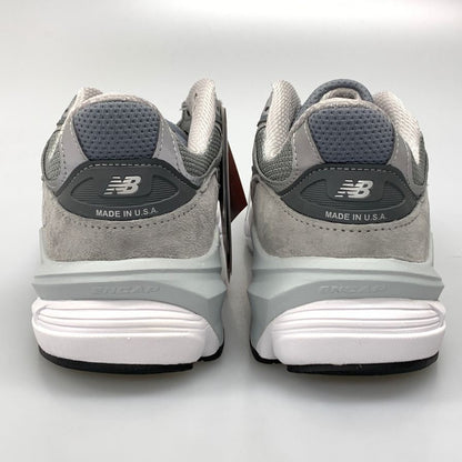 ニューバランス ローカットスニーカー M990GL6 メッシュ スウェード グレー メンズ サイズ28cm New Balance 約28.0cm【AFD3】