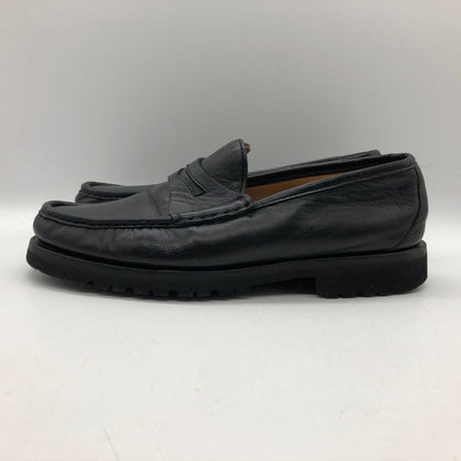 ダニエル レポリ ローファー 9105 ナッパレザー BLACK サイズ43 メンズ DANIELE LEPORI 約27.5cm【AFD2】