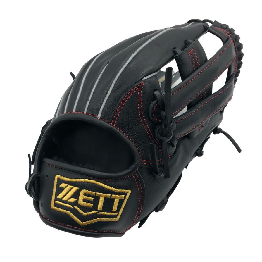 ゼット グローブ 野球 右投げ 軟式 オールラウンド BRGB35440 ブラック ZETT【AFI22】【中古】