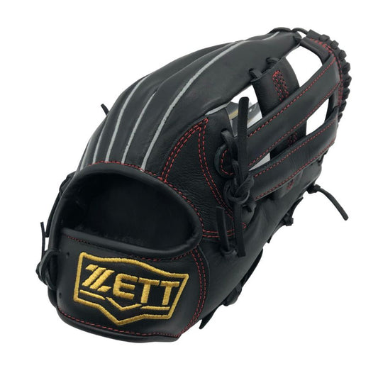 ゼット グローブ 野球 右投げ 軟式 オールラウンド BRGB35440 ブラック ZETT【AFI22】【中古】