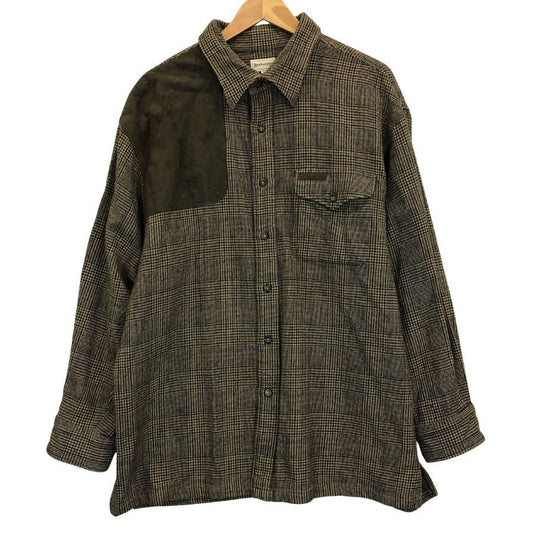美品◆バーバリーズ ハンティングジャケット ガンクラブチェック メンズ サイズ3L Burberrys 【AFB16】