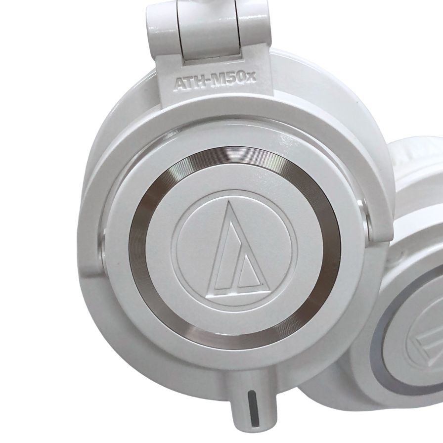 オーディオテクニカ ヘッドホン ATH-M50x ユニセックス ホワイト audio-technica【AFI28】【中古】