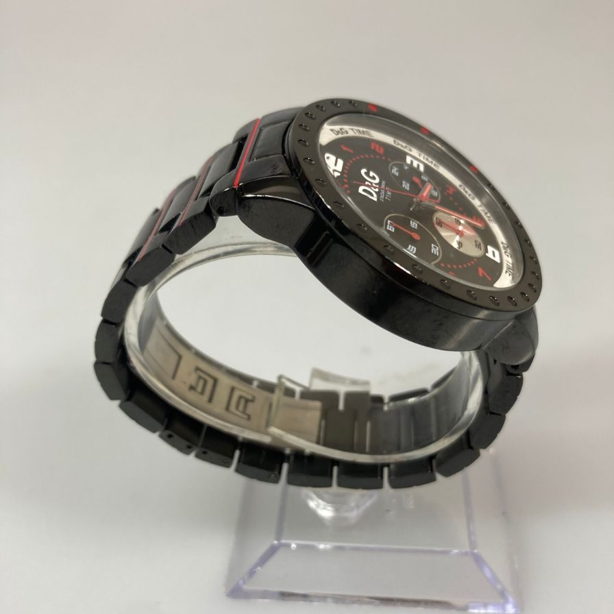 ドルチェ＆ガッバーナ  DW0192 腕時計  黒文字盤 ナバジョ クオーツ D&G【AFI4】