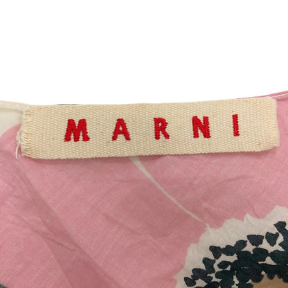 中古◆マルニ フラワープリント ノースリーブ カットソー サイズ42 レディース 花柄 MARNI MADE IN ITALY 【AFB40】