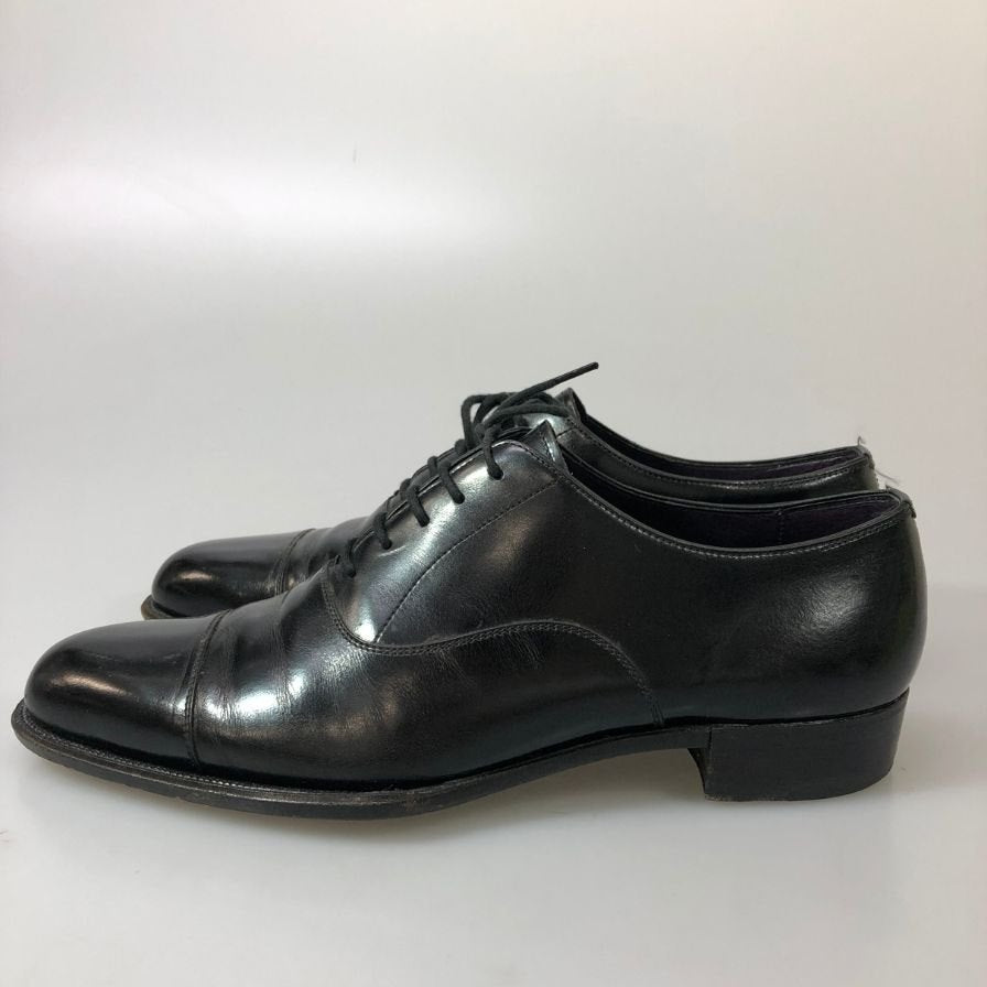 大塚製靴 for ISETAN MEN'S Limited レザーシューズ ストレートチップ メンズ ブラック サイズ25.5 Otsuka 約25.5cm【AFC52】