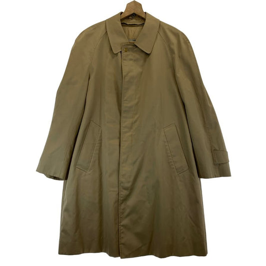 美品◆アクアスキュータム アクア5 ステンカラー コート コットン ベージュ サイズ表記なし Aquascutum 【AFA12】