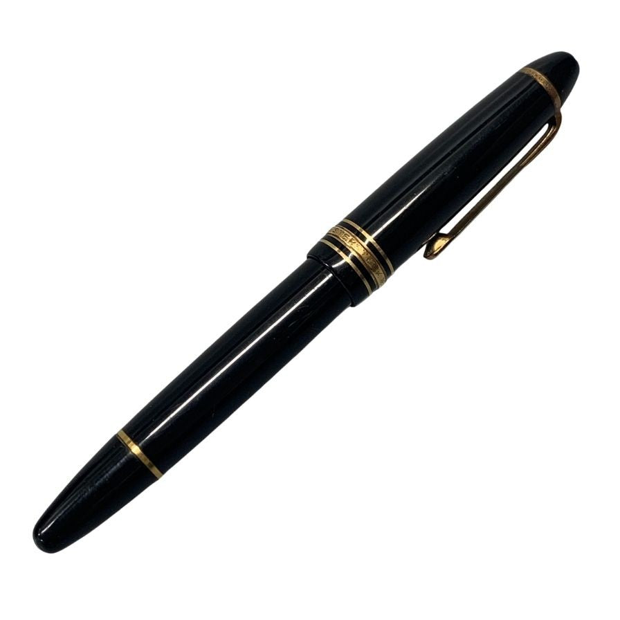 モンブラン 万年筆 マイスターシュテュック 4810 No.146 ペン先14C 585 ブラック×ゴールド MONTBLANC【AFI12】