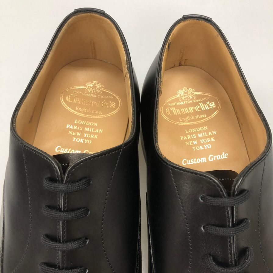 チャーチ レザーシューズ サイズ8.5 メンズ ブラック Church's CONSUL ビジネスシューズ 約27.0cm【LA】【中古】