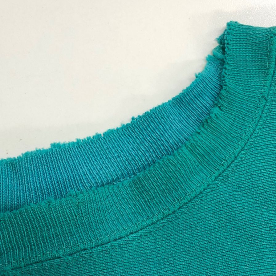 中古◆チャンピオン リバースウィーブ 90S スウェット カレッジ ウィスコンシン大学 グリーン系 メンズ サイズXL Champion Reverse Weave 【AFB9】