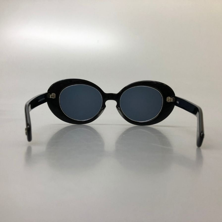 金子眼鏡×ラグスマックレガー オーバルサングラス ブラック RAGS McGREGOR KANEKO OPTICAL【AFI13】