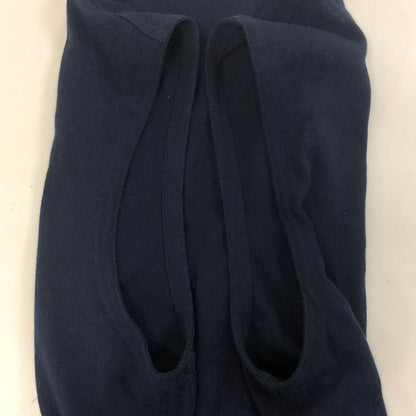 中古◆グランサッソ コットンベスト ネイビー メンズ サイズ46 gran sasso 【AFB14】
