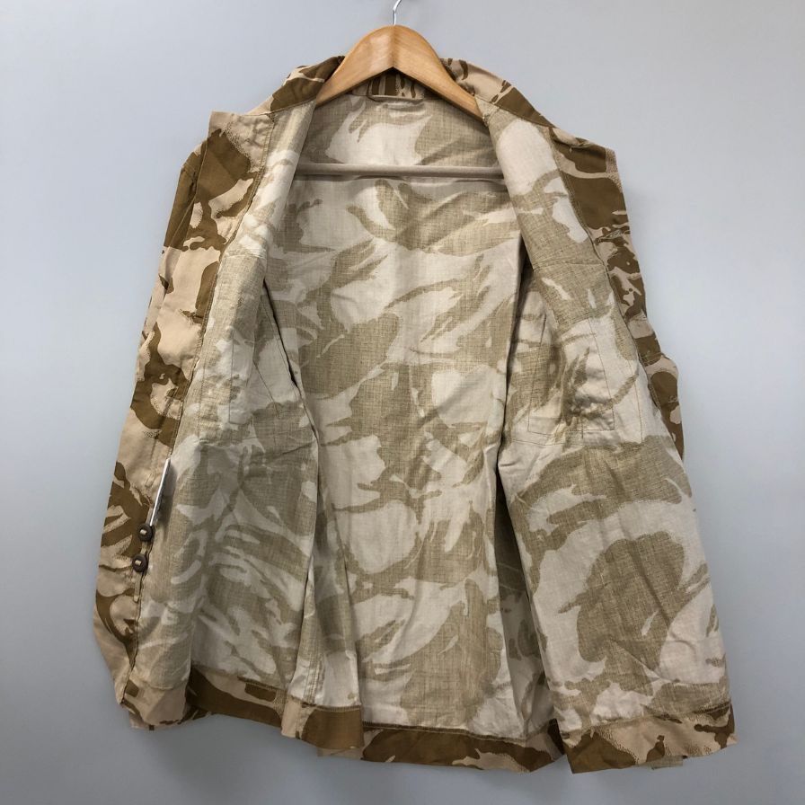 極美品◆イギリス軍 ジャケット TROPICAL COMBAT  デザート DPMカモ 実物放出 ブラウン系 サイズ170/96 【AFB48】