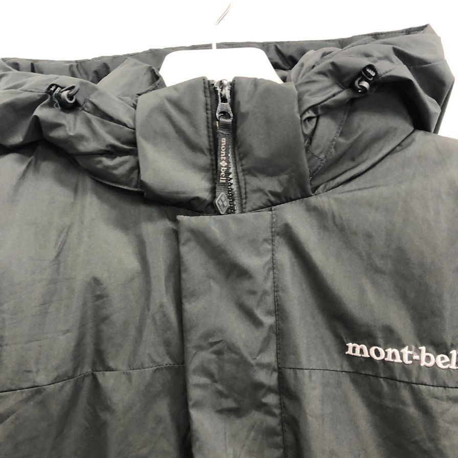 中古◆モンベル コリア キッズ コート ブラック ポリエステル サイズ105 ブラック mont-bell 【AFA14】