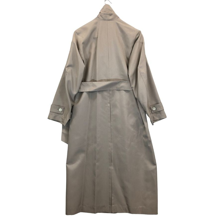 極美品◆プリーツプリーズ サークルコート PP03-ZA801 ポリエステル レディース カーキ PLEATS PLEASE 【AFA1】