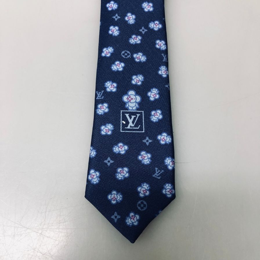 ルイヴィトン ネクタイ ヴィヴィエンヌ スウィング 8CM M78028 メンズ ブルー 総柄 Louis Vuitton【AFI21】