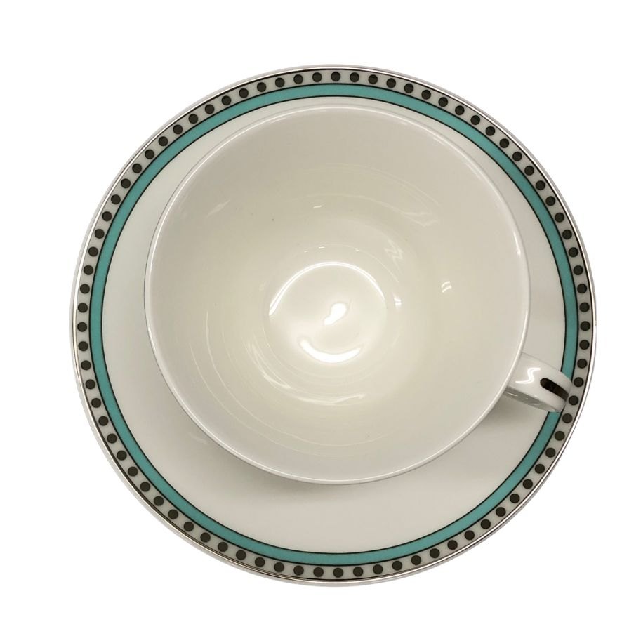 ティファニー ティーカップ 2客 ユニセックス  ホワイト TIFFANY & Co.【AFI28】【中古】