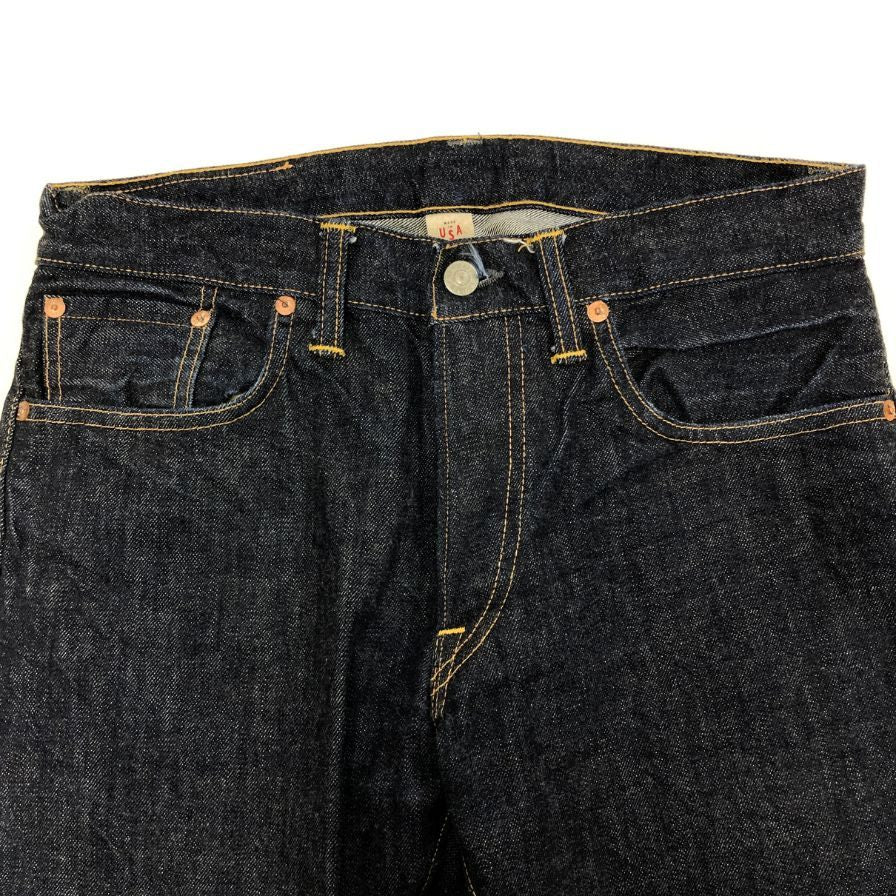 ダブルアールエル ラルフローレン デニムパンツ ボタンフライ インディゴ メンズ サイズ W29 L30 RRL RALPH LAUREN 【AFB20】