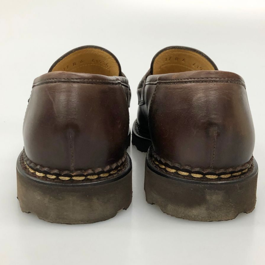 パラブーツ ランス ブラウン リスレザー 61934 メンズ ブラウン サイズ 6 Paraboot ビジネスシューズ 約24.5cm【LA】【中古】