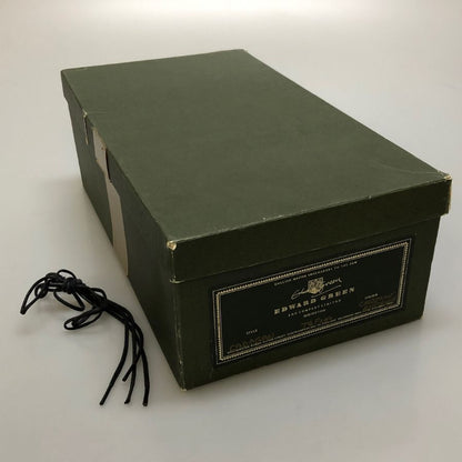 エドワードグリーン レザーシューズ カドガン セミブローグ 筆記体ロゴ 旧 F202ラスト ブラウン メンズ サイズ7.5 Edward Green CADOGAN ビジネスシューズ 約26.0cm【LA】【中古】