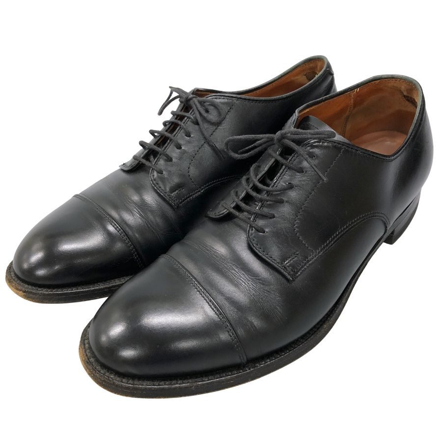 別注ALDEN xブラックレザーシューズ ドレスシューズ　275~28 別注ALDEN xブラックレザーシューズ ドレスシューズ 275~28