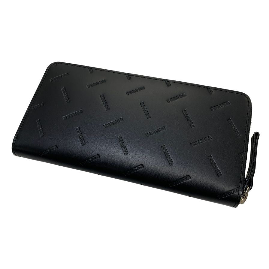 ポーター ロングウォレット 長財布 エンチェイス レザー 札入れ 小銭入れ 007-02283 ブラック PORTER ENCHASE LONG WALLET【AFI18-2】