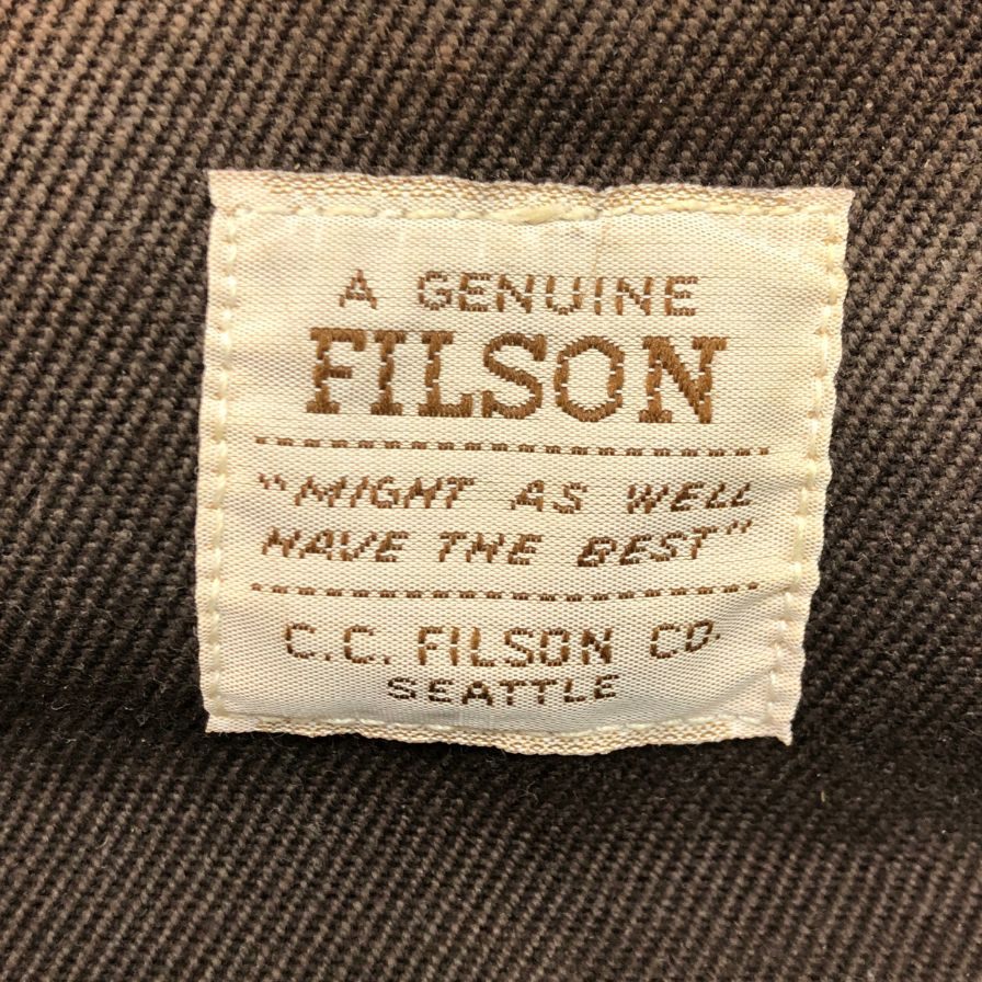 フィルソン バッグ ブリーフケース キャンバス レザー ブラウン系 FILSON【AFE8】