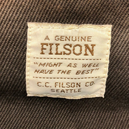 フィルソン バッグ ブリーフケース キャンバス レザー ブラウン系 FILSON【AFE8】