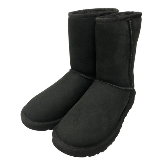 アグ クラシック ショート ムートン ブーツ 1016223 レディース サイズ24cm ブラック UGG 約24.0cm【AFD1】