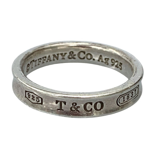 ティファニー 指輪 ナローリング 1837 SV925 シルバー サイズ不明 2.3g Tiffany&Co.