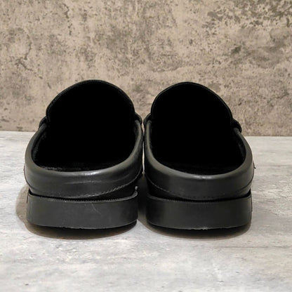 パラブーツ スリッポン バハマ MORS ホースビット カーフ ブラック サイズUK7 Paraboot スリッポン 約25.5cm【LA】【中古】