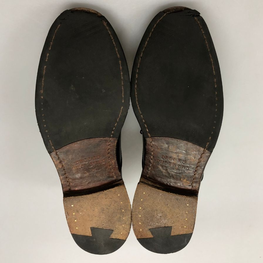 ブルックスブラザーズ パンチドキャップトゥ メンズ ブラック サイズ 7 Brooks Brothers 約25.5cm【AFC1】