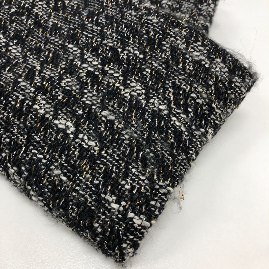 中古◆レッドヴァレンティノ ペプラム ツイード ジャケット ブラック サイズ42 RED VALENTINO 【AFB36】