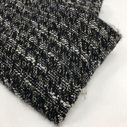 中古◆レッドヴァレンティノ ペプラム ツイード ジャケット ブラック サイズ42 RED VALENTINO 【AFB36】