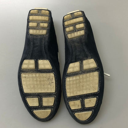 ラルディーニ ドライビングシューズ メンズ ネイビー サイズ8 LARDINI 約27.0cm【AFC4】