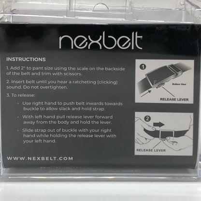 ネックベルト ベルト シボレザー 本革 バックル ブラック シルバー nexbelt【AFI16】
