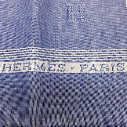 エルメス ハンカチ コットン100% ブルー系 レディース HERMES