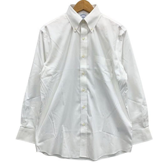 極美品◆ブルックスブラザーズ シャツ レギュラー 15-31 メンズ サイズ15 ホワイト BROOKS BROTHERS 【AFB45】