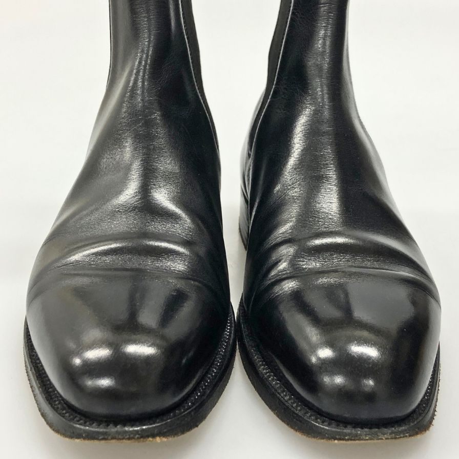 JMウエストン チェルシー ブーツ サイドゴア 705 ボックスカーフ レザー ブラック メンズ サイズ5D J.M.WESTON ブーツ 約25.0cm【LA】【中古】