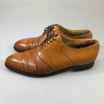 クロケット&ジョーンズ レザーシューズ 9662 ライトブラウン メンズ サイズUK8.5E CROCKETT&JONES 約26.5cm【AFC53】