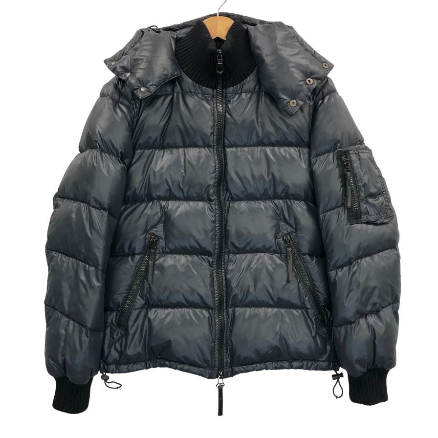 美品◆デュベティカ ダウンジャケット ポルーチェ ナイロン メンズ ネイビー サイズ44 DUVETICA 【AFA11】