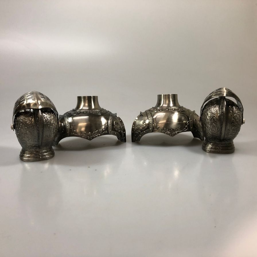 ニッカG&G ボトルディスプレイ 騎士 シルバー 【2個セット】 NIKKA G&G【AFI20】【中古】