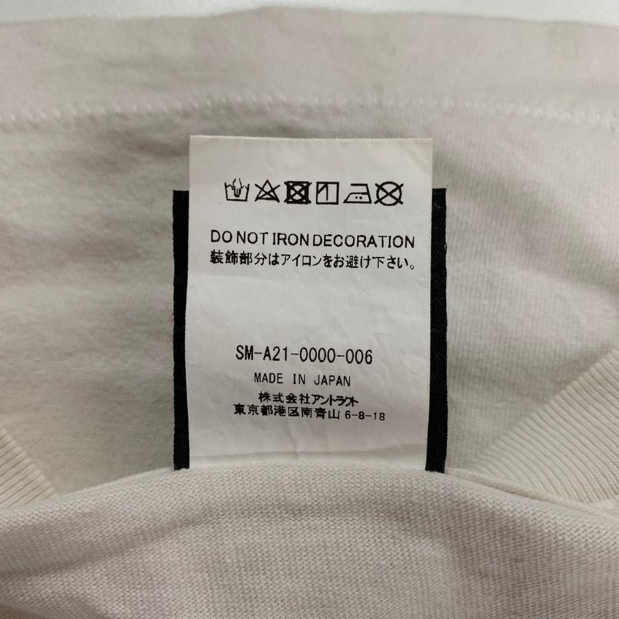 美品◆セントマイケル ガール Tシャツ 21AW サイズXL メンズ ホワイト SAINT MICHAEL 【AFB19】