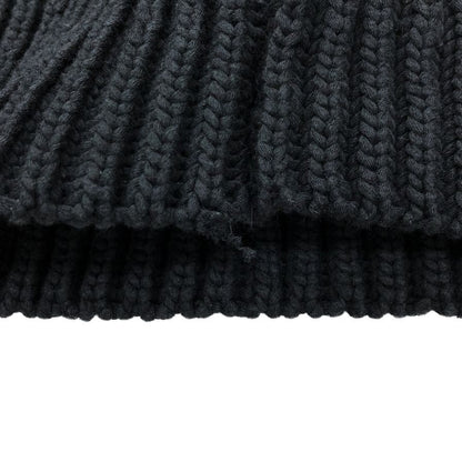 美品◆エムエムシックスメゾンマルジェラ 19AW ニットワンピース ローゲージ ブラック レディース サイズS MM6 Maison Margiela 【AFB56】