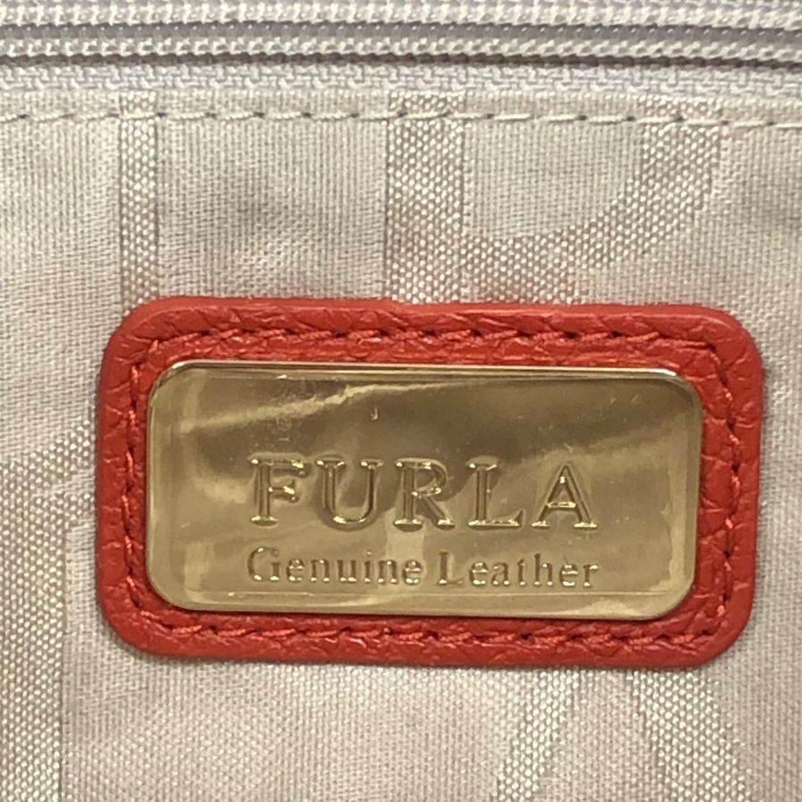 フルラ ショルダーバッグ レザー オレンジ レディース FURLA【AFE9】