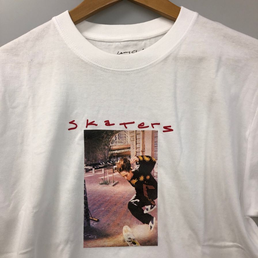 新品同様◆ラリークラーク フォトTシャツ 伊勢丹限定 ホワイト サイズM Larry Clark 【AFB41】