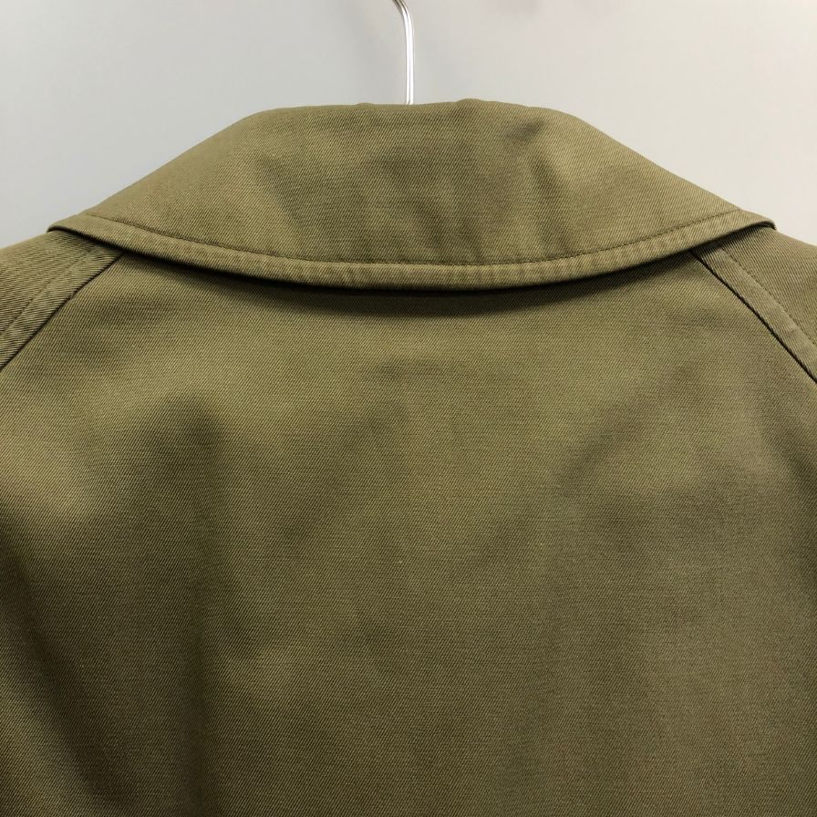 中古◆バーバリー ベルテッドコート 90S 旧タグ カーキ メンズ サイズ170 Burberry 【AFF19】