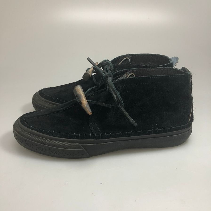 バンズ ボルト タカハヤシ ノマド スエード×ハラコ コンビ チャッカ メンズ サイズUS8.5 ブラック vans vault taka hayashi nomad 約26.5cm【AFD14】