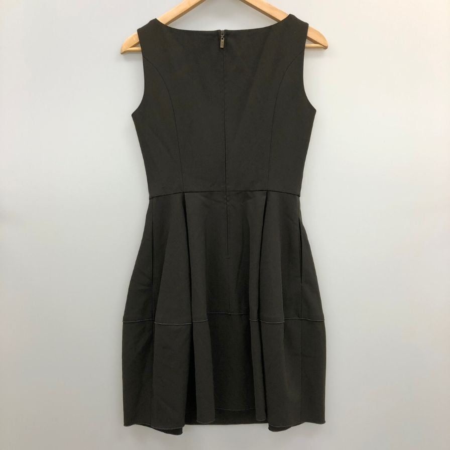 美品◆フォクシーニューヨーク ノースリーブ ワンピース バロン 32796  レディース サイズ 38 ダークブラウン  FOXEY NEWYORK 【AFB23】