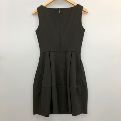 美品◆フォクシーニューヨーク ノースリーブ ワンピース バロン 32796  レディース サイズ 38 ダークブラウン  FOXEY NEWYORK 【AFB23】