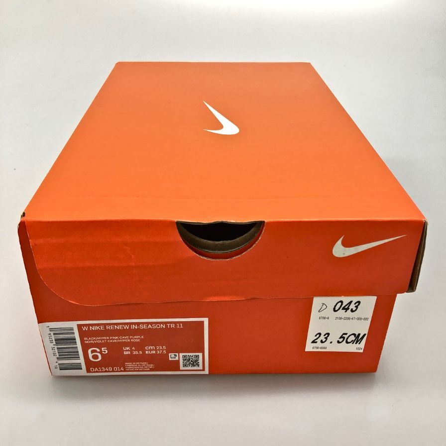 ナイキ スニーカー リニュー インシーズン TR11 DA1349-014 ブラック×ピンク サイズ23.5cm レディース Nike 約23.5cm【AFD13】